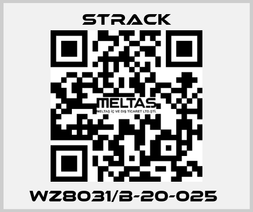 WZ8031/B-20-025  Strack