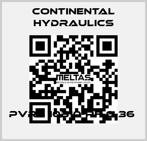 PVR6 10B10-RF-0-36  Continental Hydraulics