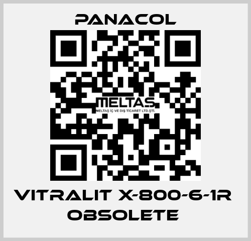 VITRALIT X-800-6-1R  Obsolete  Panacol
