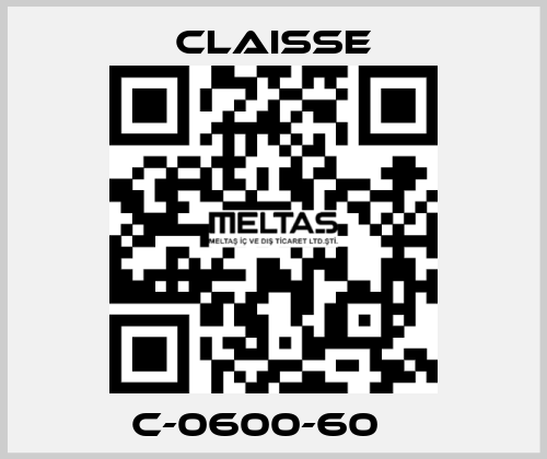 C-0600-60    Claisse