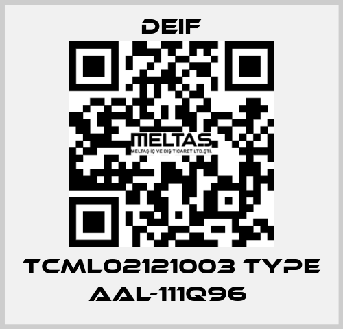 TCML02121003 TYPE AAL-111Q96  Deif