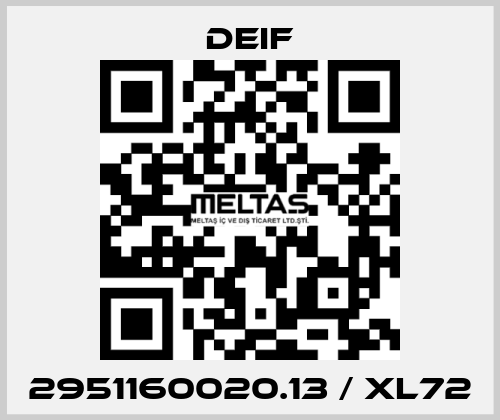 2951160020.13 / XL72 Deif