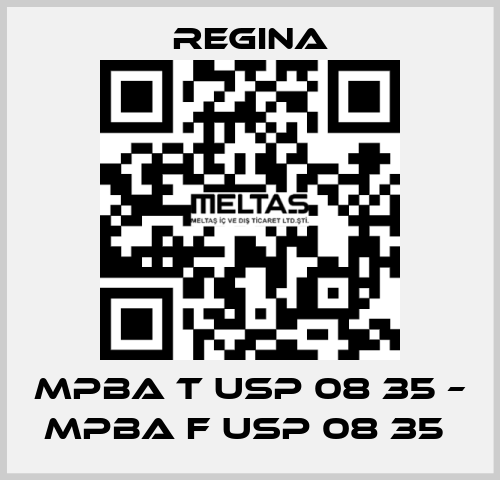 MPBA T USP 08 35 – MPBA F USP 08 35  Regina