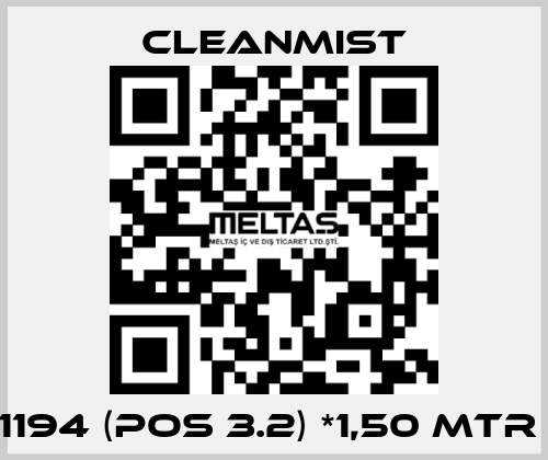 1194 (pos 3.2) *1,50 mtr  CleanMist