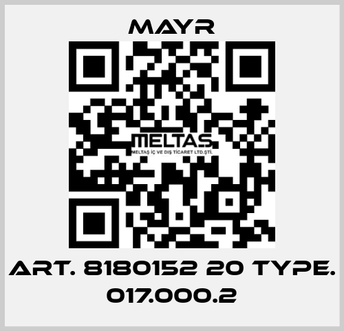 Art. 8180152 20 Type. 017.000.2 Mayr