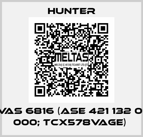 VAS 6816 (ASE 421 132 01 000; TCX578VAGE)  Hunter