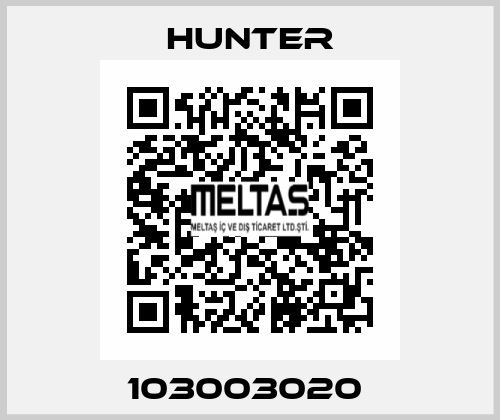 103003020  Hunter