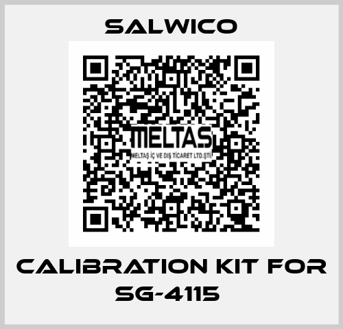 CALIBRATION KIT FOR SG-4115  Salwico