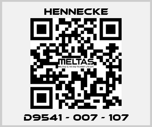 D9541 - 007 - 107 Hennecke