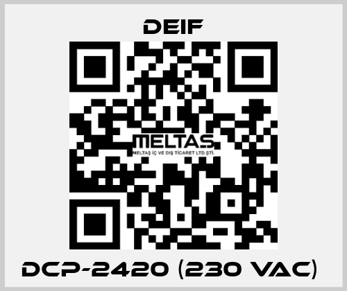 DCP-2420 (230 VAC)  Deif