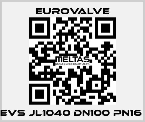 EVS JL1040 DN100 PN16  Eurovalve