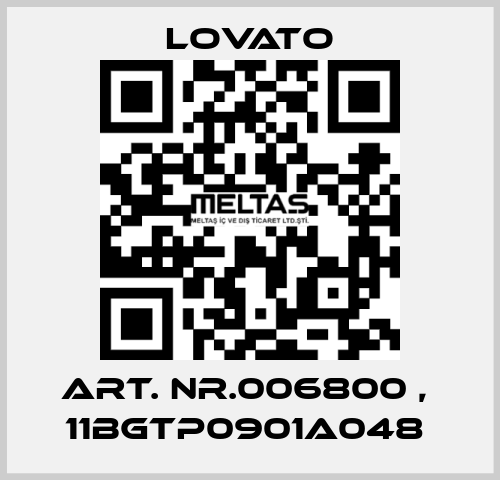 Art. Nr.006800 ,  11BGTP0901A048  Lovato