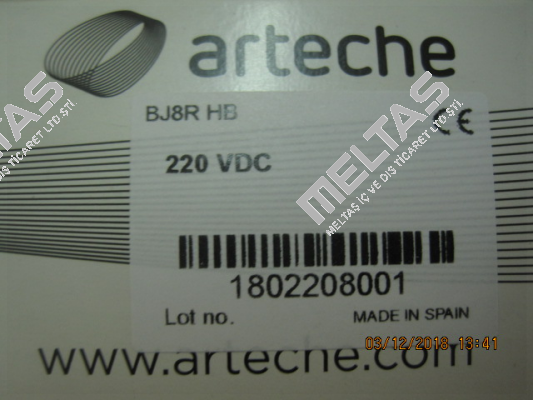 BJ-8R HB Vdc Arteche
