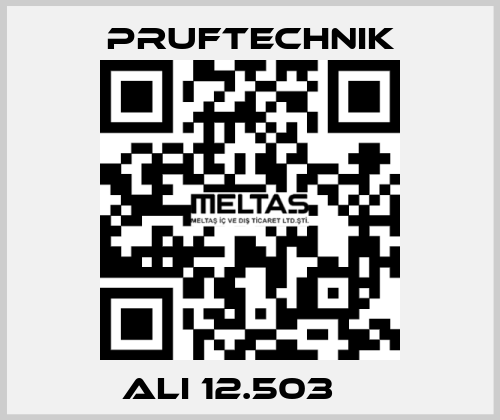  ALI 12.503     Pruftechnik