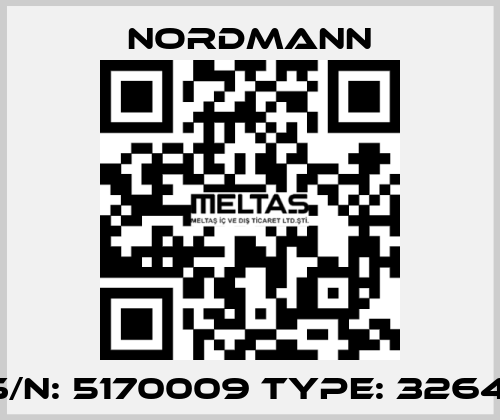 S/N: 5170009 Type: 3264  Nordmann