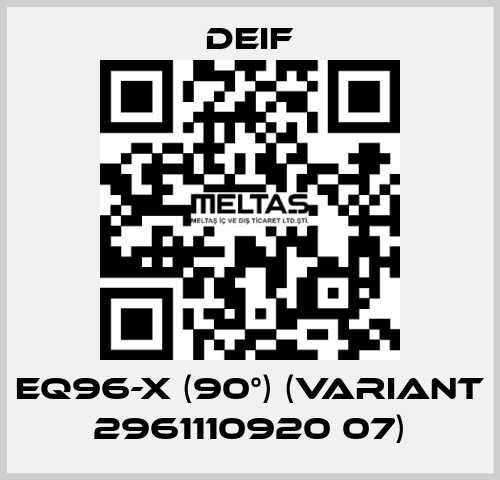 EQ96-x (90°) (Variant 2961110920 07) Deif