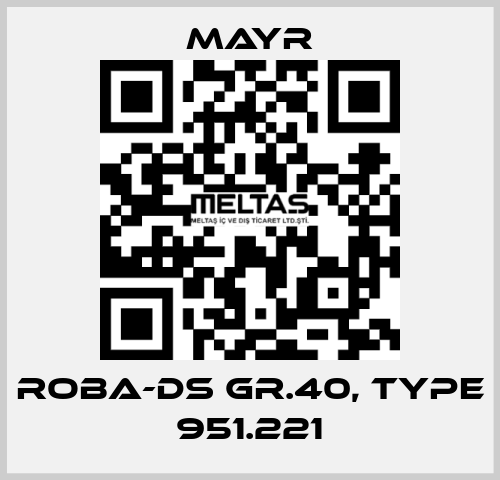 Roba-Ds Gr.40, Type 951.221 Mayr