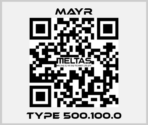 Type 500.100.0 Mayr