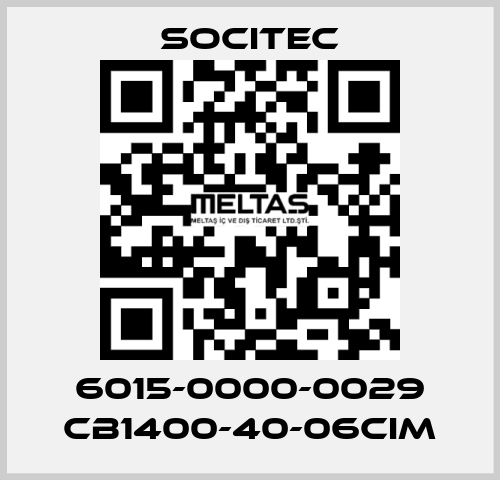 6015-0000-0029 CB1400-40-06CIM Socitec