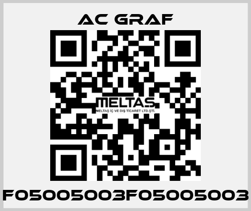 F05005003F05005003 AC GRAF