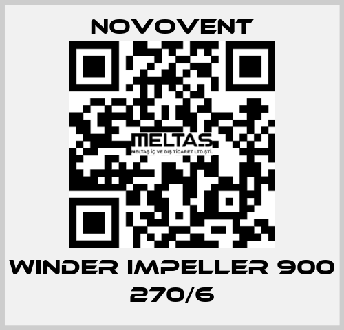 WINDER IMPELLER 900 270/6 Novovent