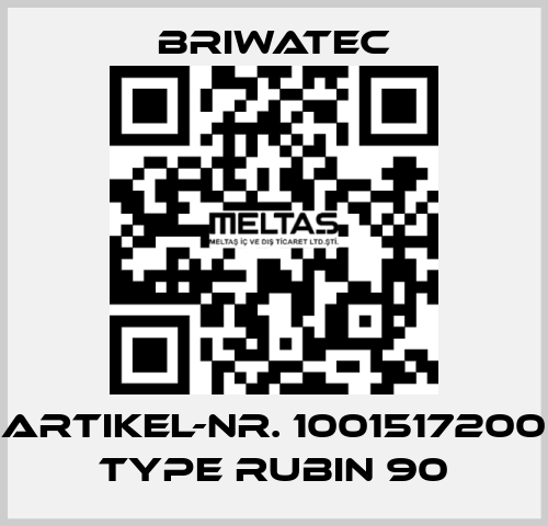Artikel-Nr. 1001517200 Type RUBIN 90 Briwatec
