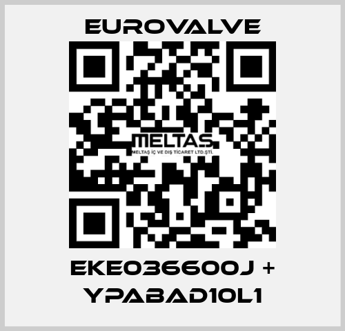 EKE036600J + YPABAD10L1 Eurovalve