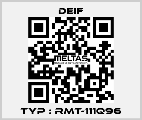 Typ : RMT-111Q96 Deif