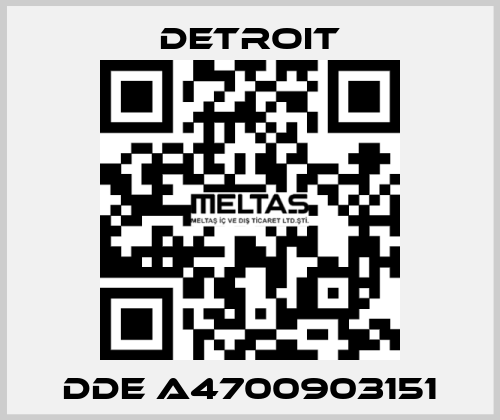 DDE A4700903151 Detroit