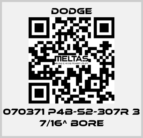 070371 P4B-S2-307R 3 7/16^ BORE Dodge