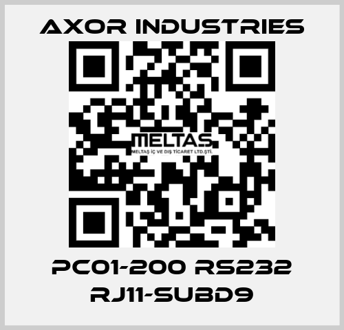 PC01-200 RS232 RJ11-SubD9 Axor Industries
