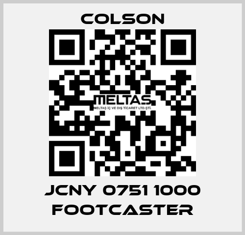 JCNY 0751 1000 FOOTCASTER Colson