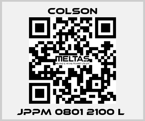 JPPM 0801 2100 L  Colson