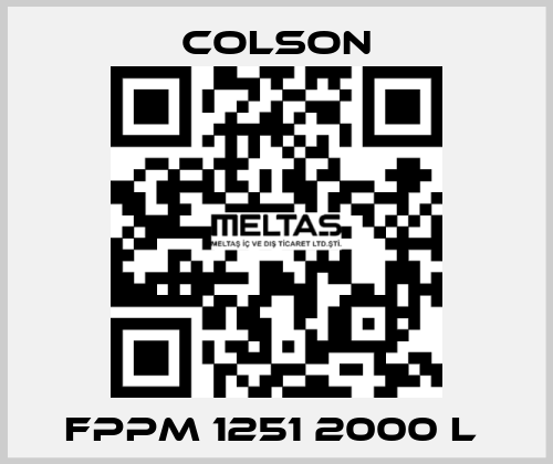 FPPM 1251 2000 L  Colson