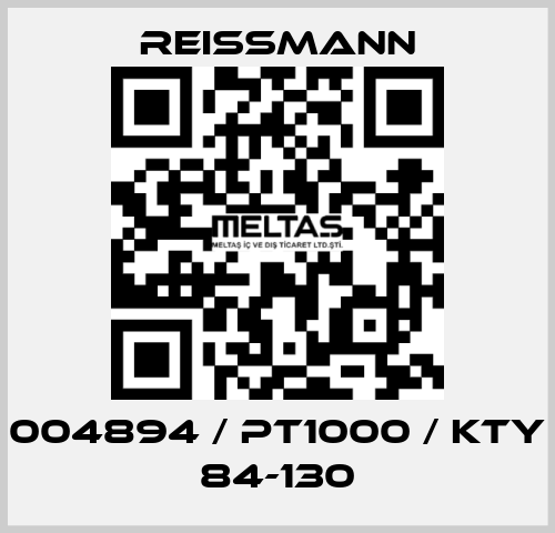 004894 / Pt1000 / KTY 84-130 Reissmann