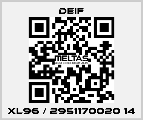 XL96 / 2951170020 14 Deif