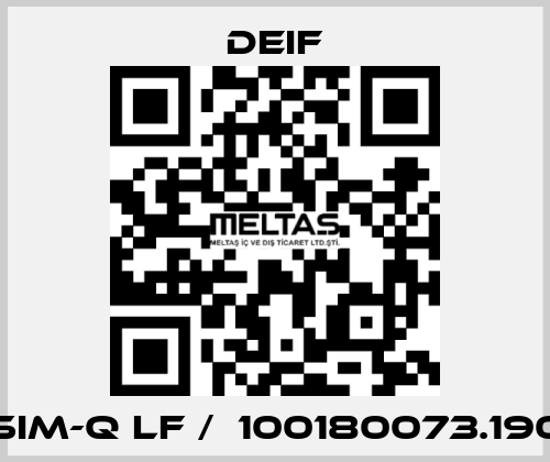 SIM-Q LF /  100180073.190 Deif