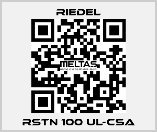 RSTN 100 UL-CSA Riedel