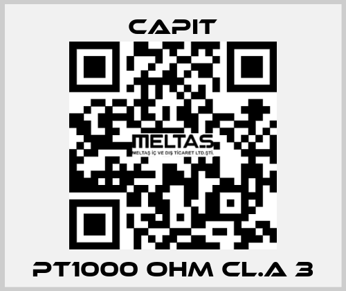PT1000 OHM CL.A 3 Capit