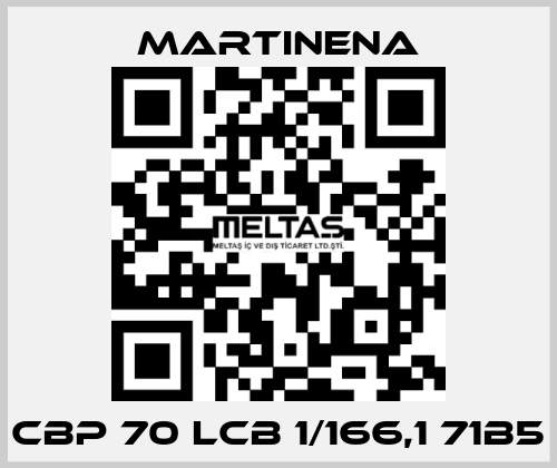 CBP 70 LCB 1/166,1 71B5 Martinena