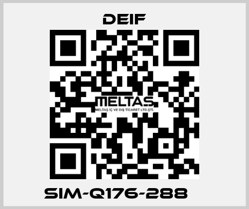  	  SIM-Q176-288В АС Deif