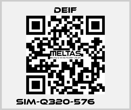SIM-Q320-576В АС Deif