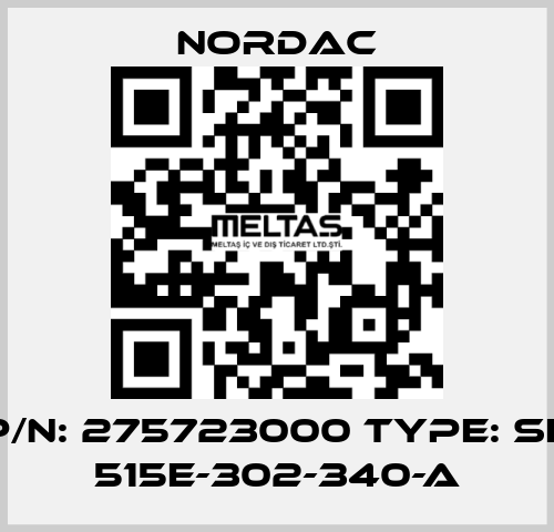 P/N: 275723000 Type: SK 515E-302-340-A NORDAC