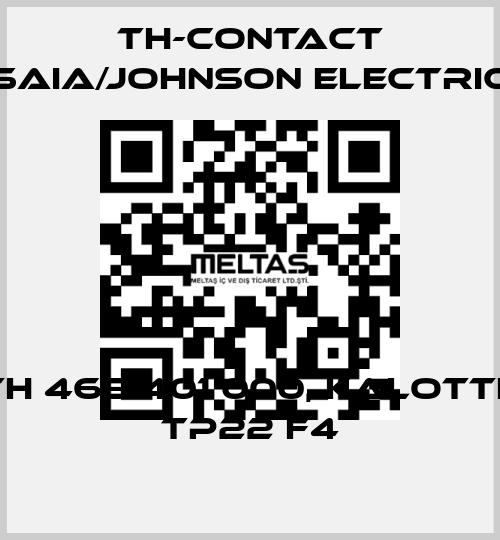 TH 465 401 000, Kalotte TP22 F4 TH-Contact (Saia/Johnson Electric)