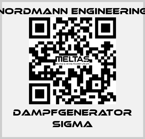 DAMPFGENERATOR SIGMA NORDMANN ENGINEERING