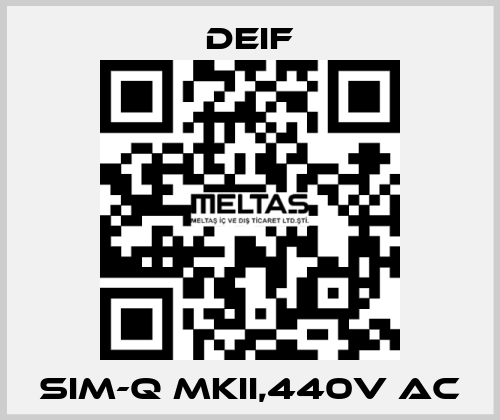 SIM-Q MKII,440V AC Deif