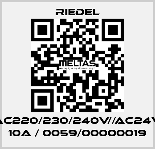 AC220/230/240V//AC24V 10A / 0059/00000019 Riedel