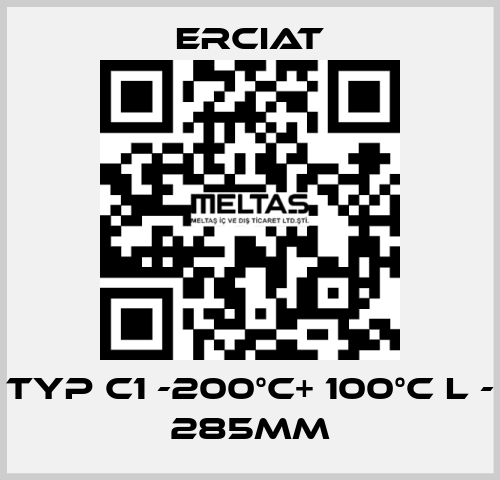 TYP C1 -200°C+ 100°C L - 285MM ERCIAT