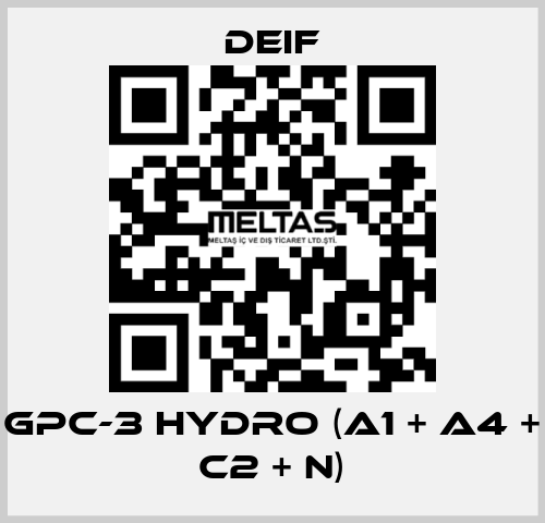 GPC-3 Hydro (A1 + A4 + C2 + N) Deif