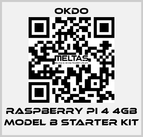 Raspberry Pi 4 4GB Model B Starter Kit Okdo